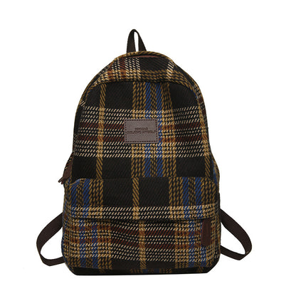 Stylischer Karomuster-Rucksack Brehn