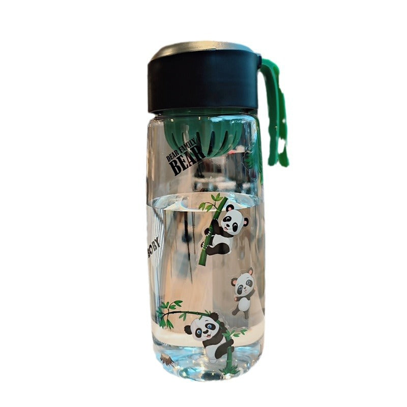 Damen Verspielte Trinkflasche mit fröhlichem Panda-Motiv Brehn