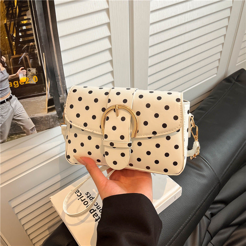 WoStylish Polka Dot Umhängetasche Brehn