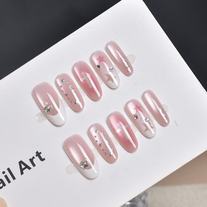 Dekoratives Ombre Press-On Nagelset Brehn
