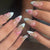 Premium Floral Press-On Nail Set Brehn
