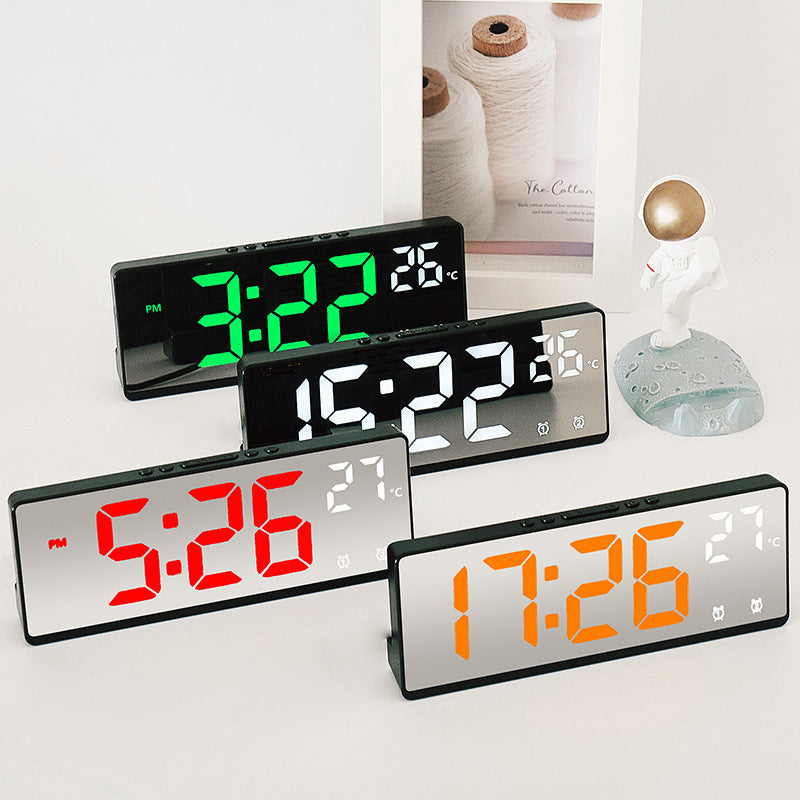 Digitaler Wecker mit Spiegel-Display und Temperaturfunktion Brehn