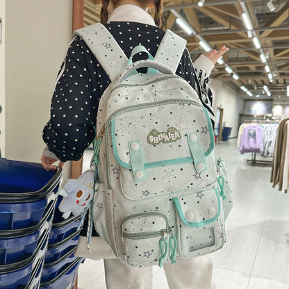 Stylischer Sternenmuster-Rucksack Brehn