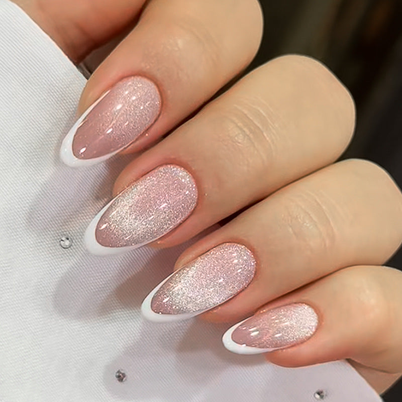 Premium Glitzerndes Press-On Nagelset Brehn