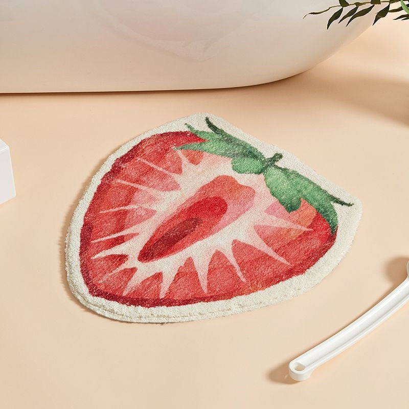 Avocado Shape Plüsch Badmatte