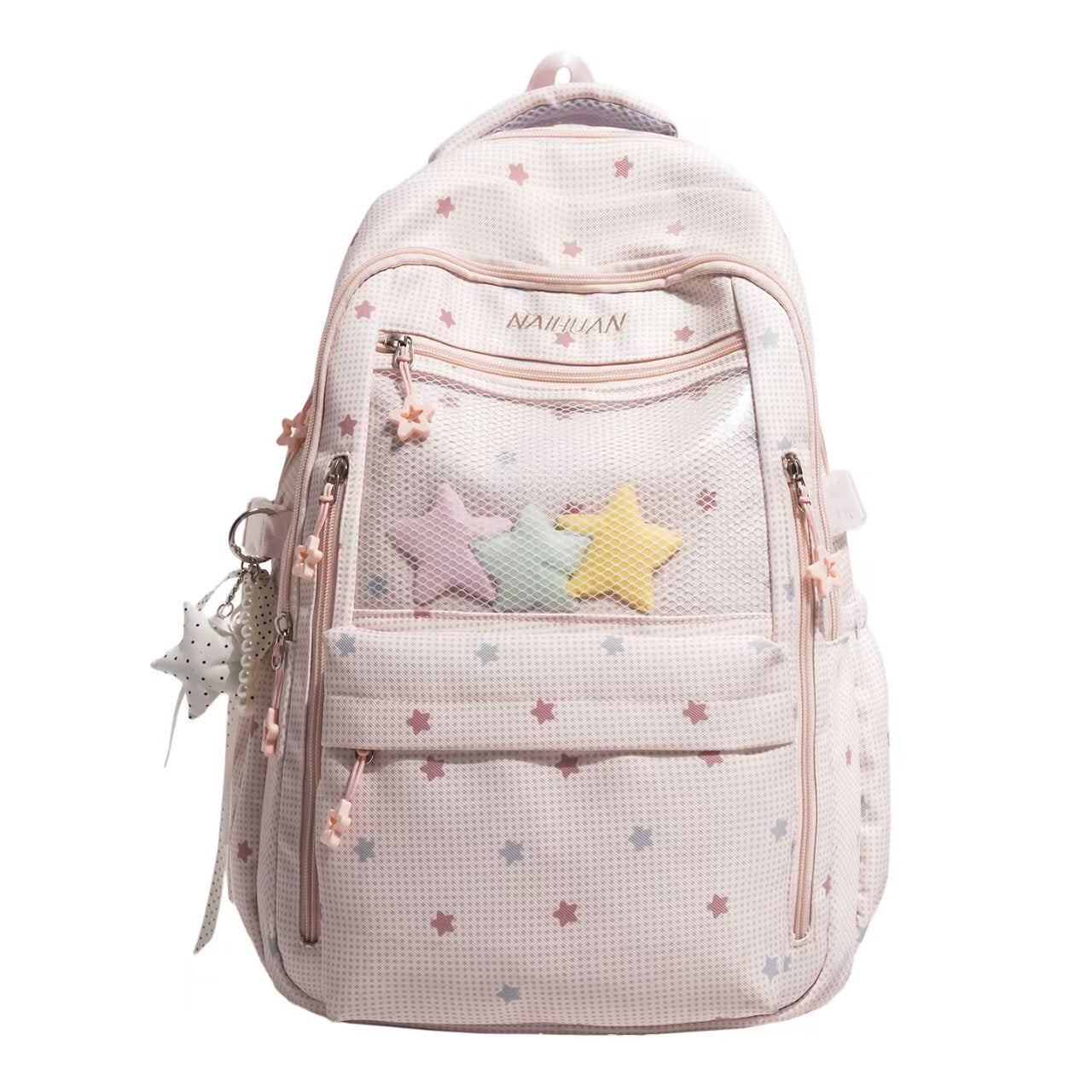 Stern-Motiv Multi-Taschen Rucksack Brehn