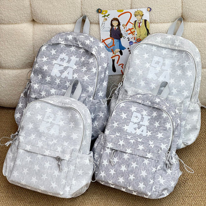 Stylische Sternen-Print Schulrucksack Brehn