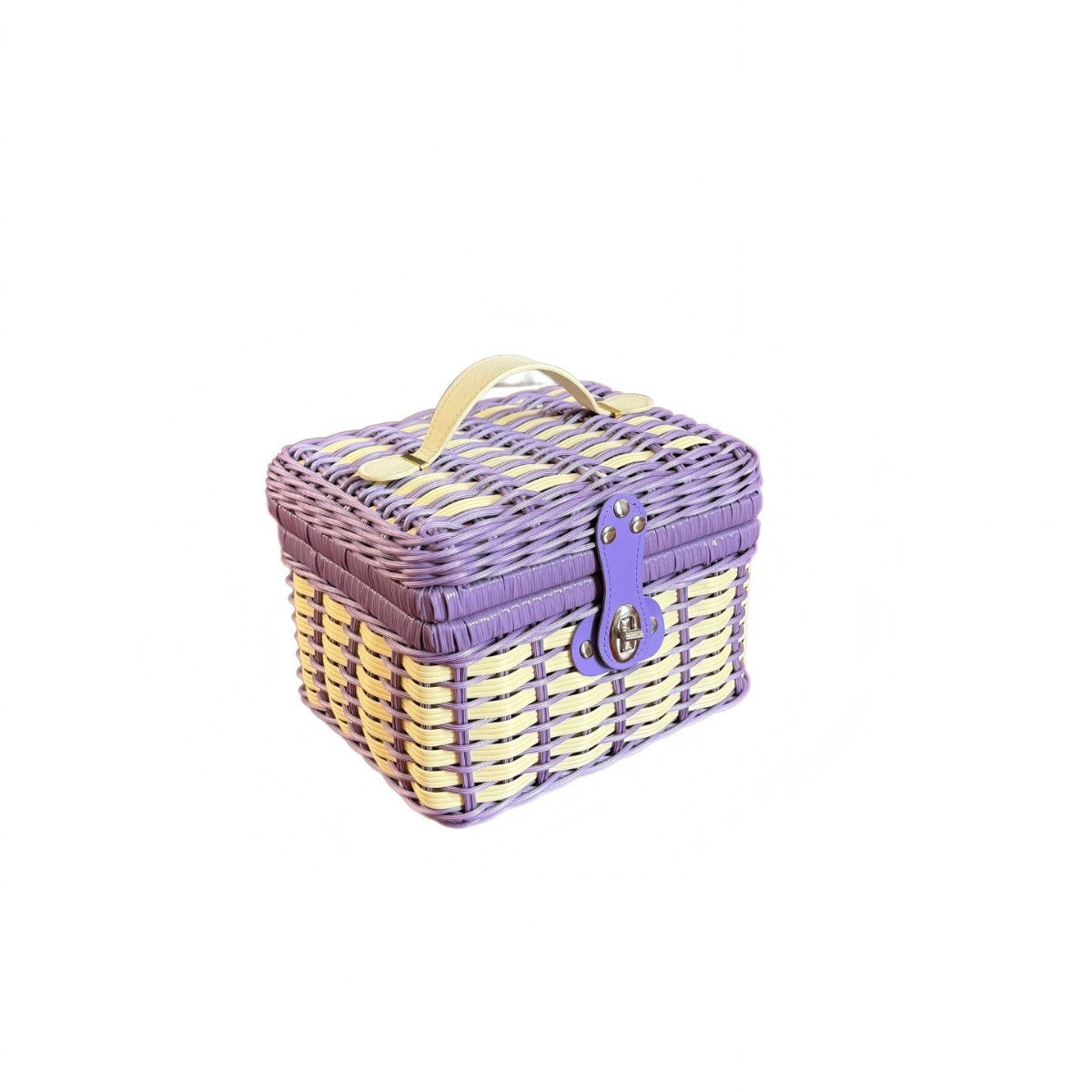 Vintage Picknick Aufbewahrungskorb Brehn