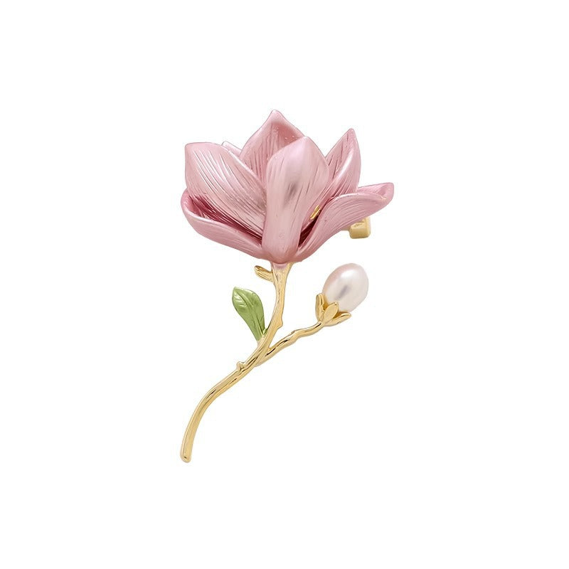 Elegant Blütenbrosche Brehn