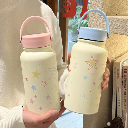 Damen Isoliertrinkflasche mit stylischem Sternenmotiv Brehn
