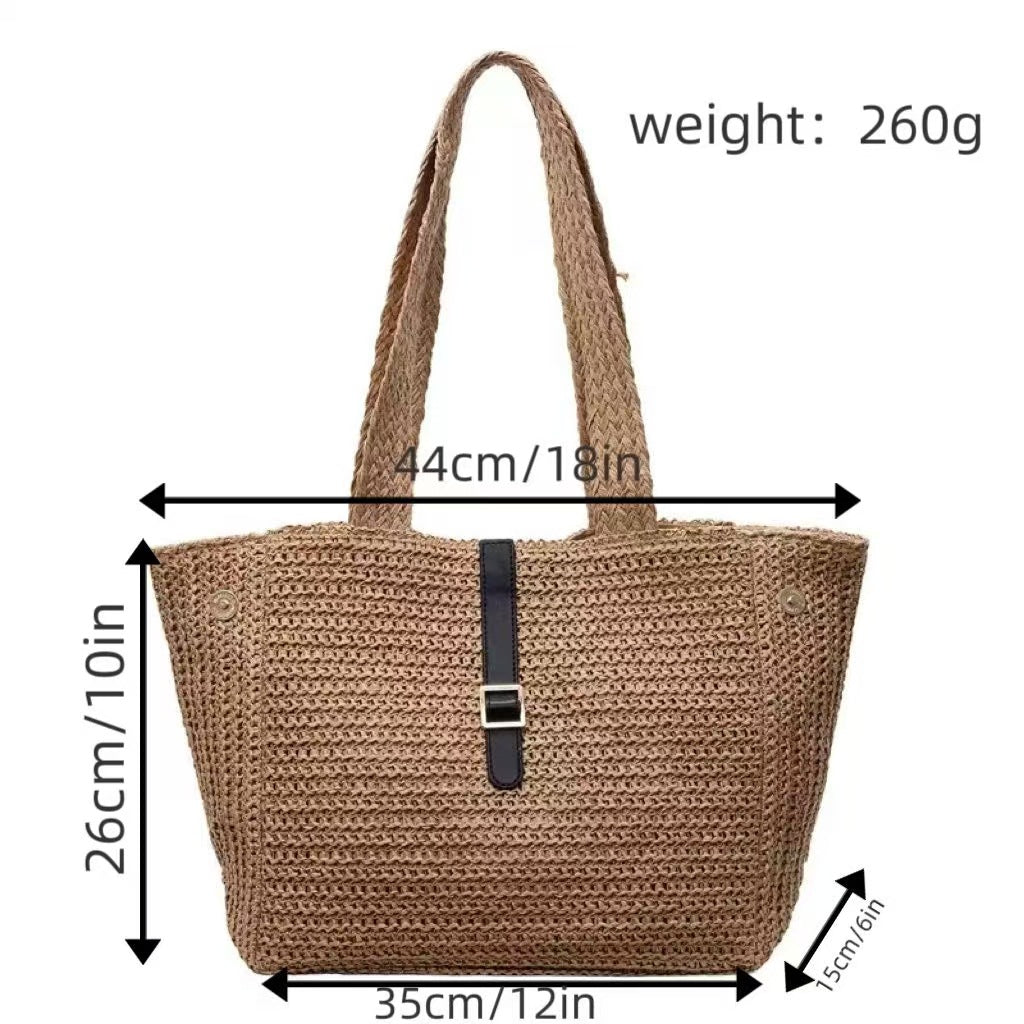 Handgefertigte Sommer-Strandtasche mit Robustem Gewebe Brehn
