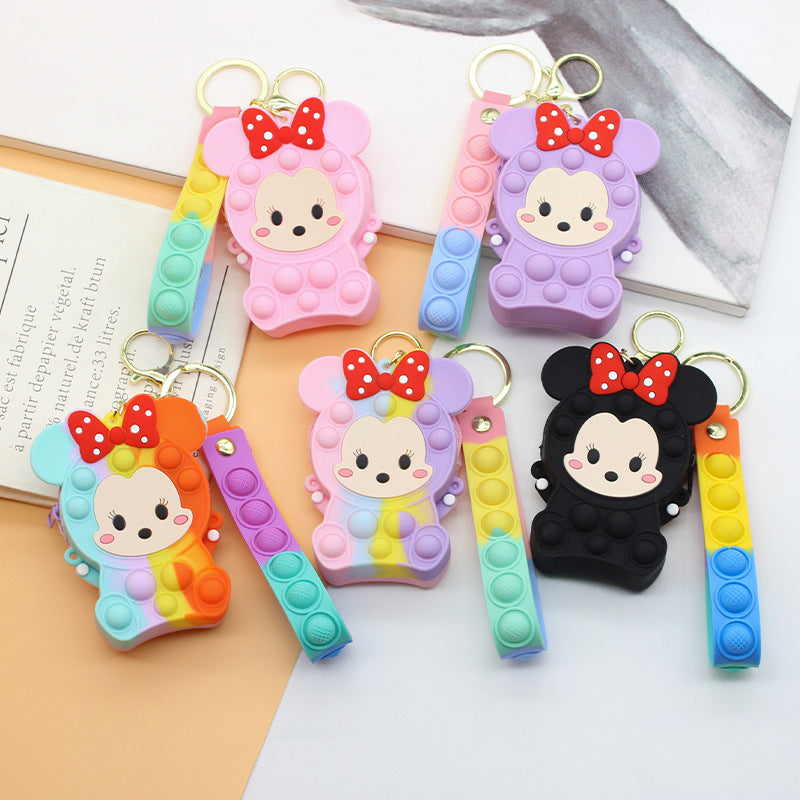 Damen Keychain mit Pop It Design Brehn