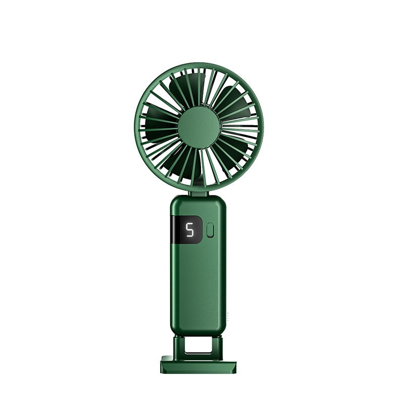 Damen tragbarer Handventilator mit LED-Display und einstellbarer Geschwindigkeit Brehn