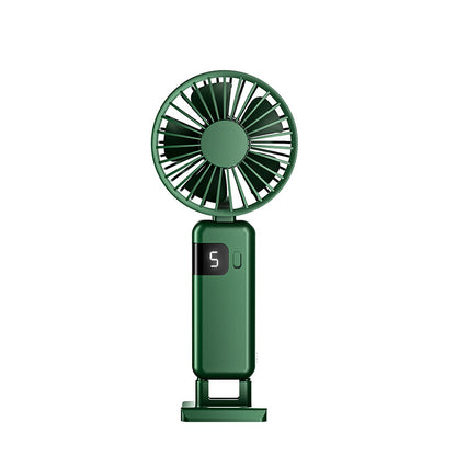 Damen tragbarer Handventilator mit LED-Display und einstellbarer Geschwindigkeit Brehn