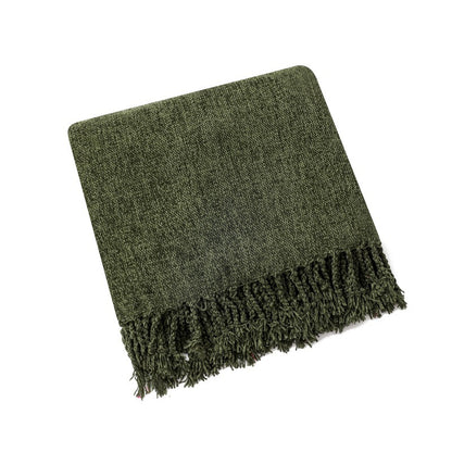 Elegante Fransen-Wurfdecke Brehn