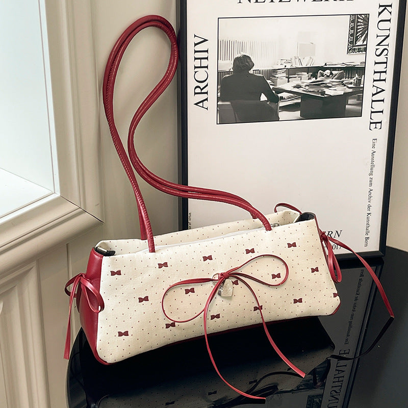 Schleifen-Akzent Handtasche