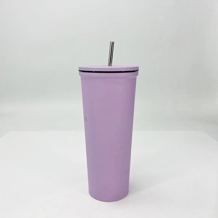 Damen Trinkbecher mit Edelstahl-Strohhalm Brehn