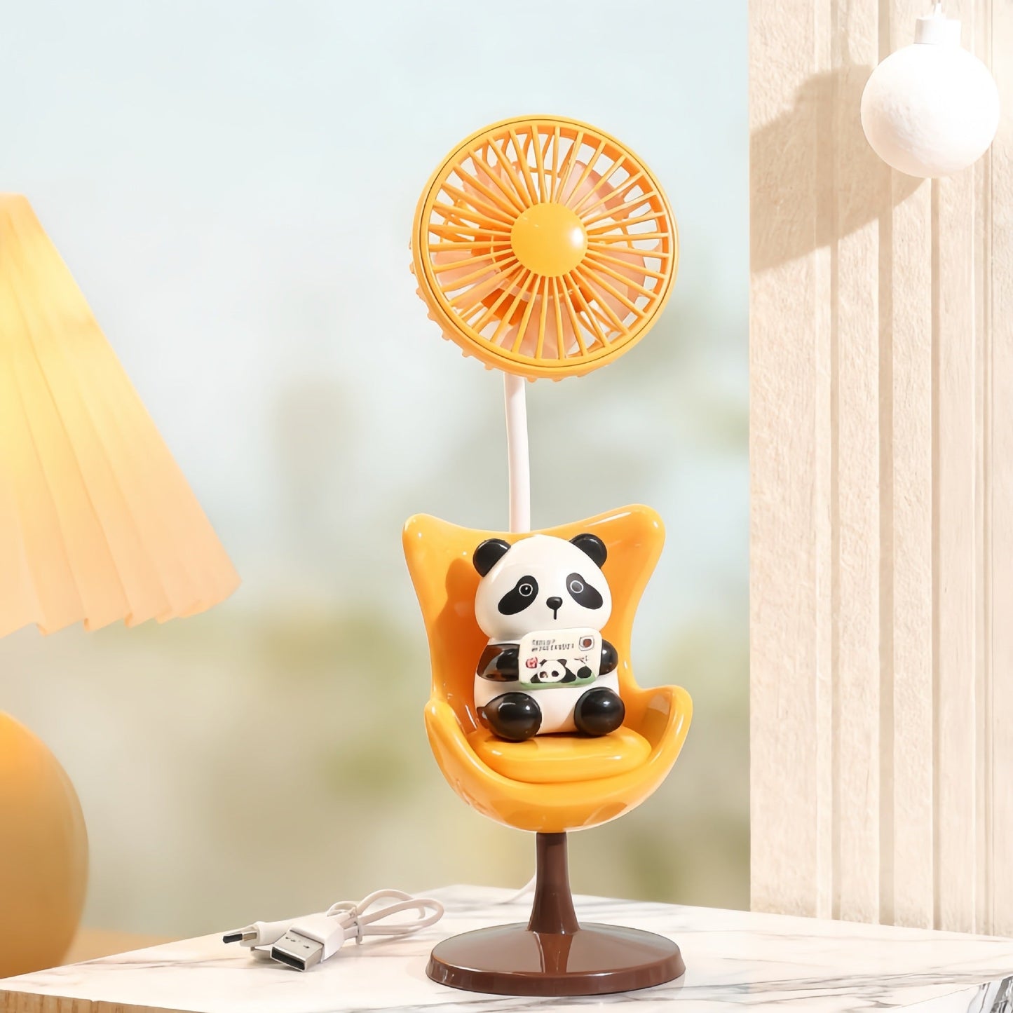 Frauen Tragbarer Mini Ventilator mit lustigem Bären Design Brehn