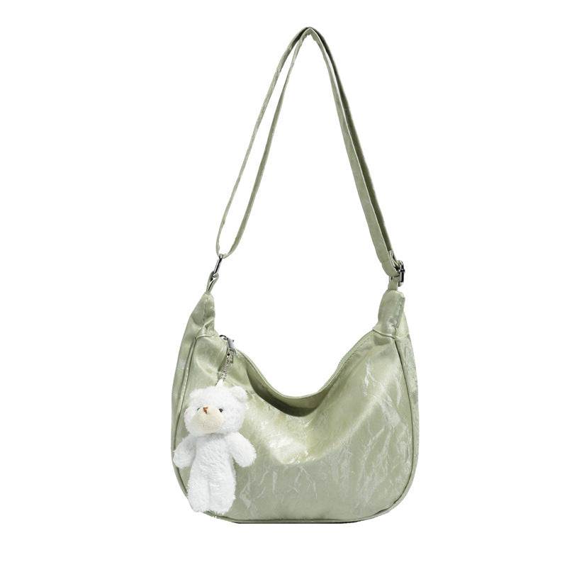 Zeitgenössische Weiche Leder Schultertasche Brehn