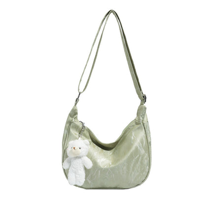 Zeitgenössische Weiche Leder Schultertasche Brehn