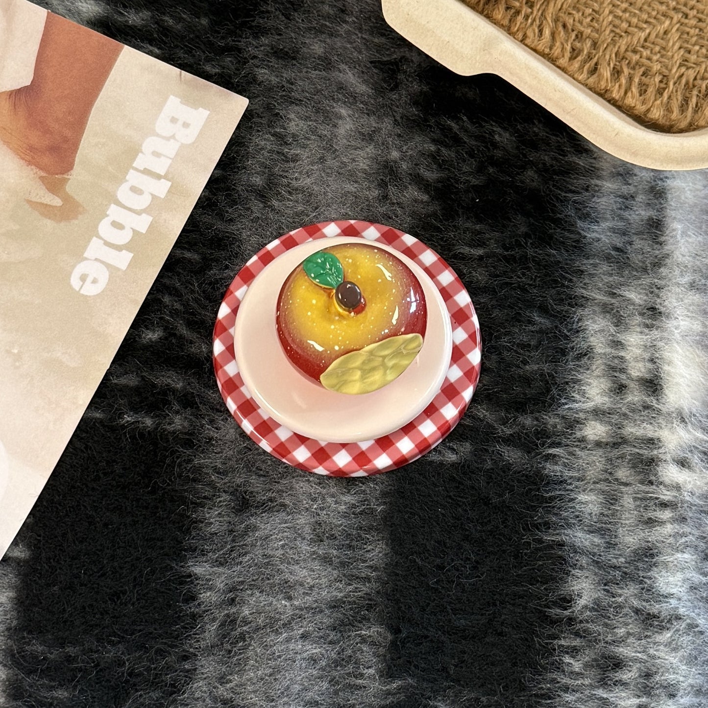 Ausgefallener Untersetzer im Apfel-Design Brehn
