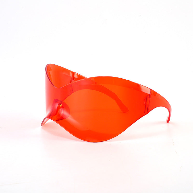 Damen futuristische Wellen-Sonnenbrille Brehn