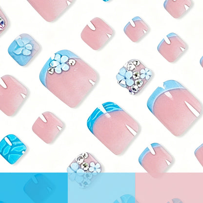 Floral Gemstone Pediküre Brehn