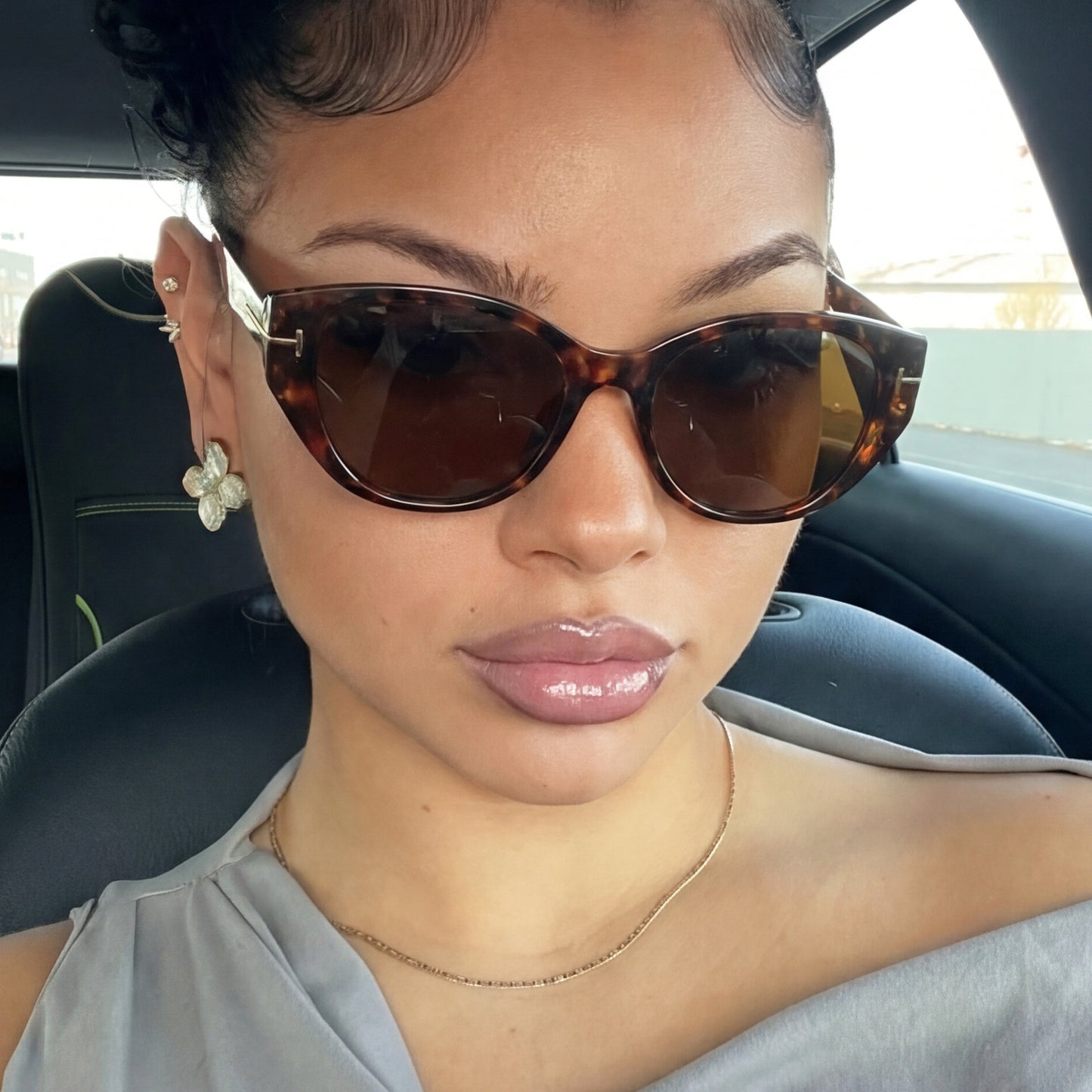 Damen Cat-Eye Sonnenbrille mit elegantem Rahmen und schützendem UV-Filter Brehn