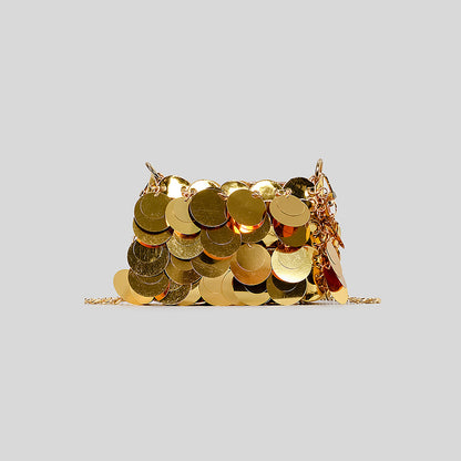 Glamouröse Pailletten Abend Clutch