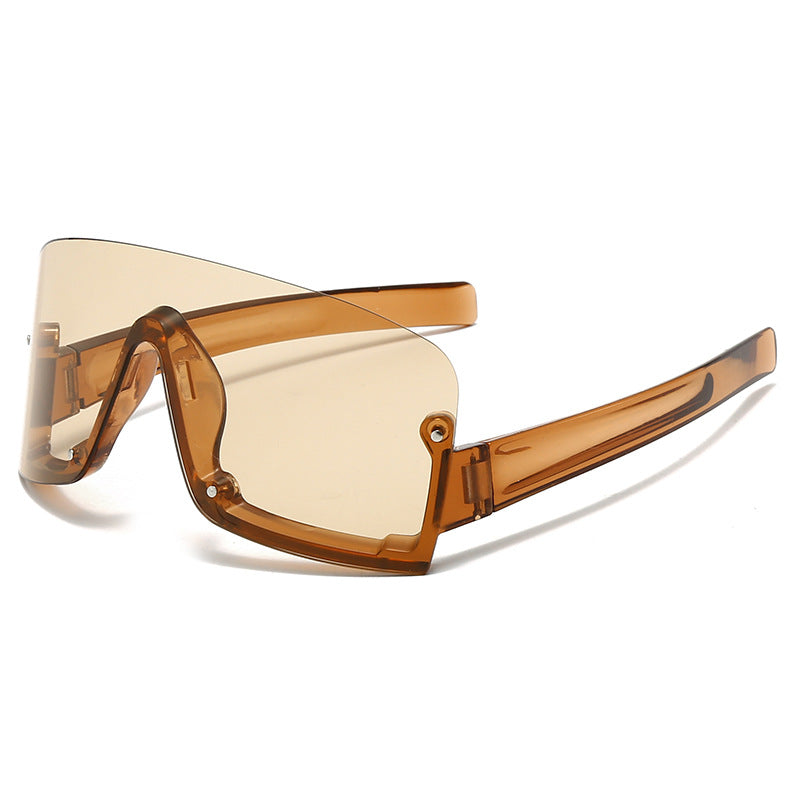 Damen sportliche visier Sonnenbrille Brehn