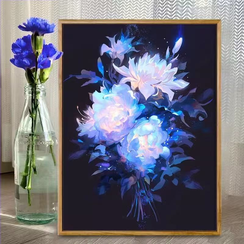 Florale Fantasie Illustrationskunstdruck Brehn