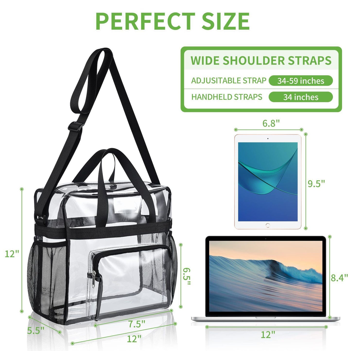 Transparente Handtasche Brehn