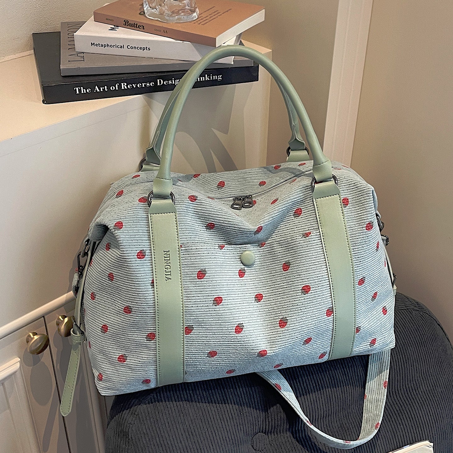 Stylische gesteppte Wochenend-Duffle-Bag Brehn