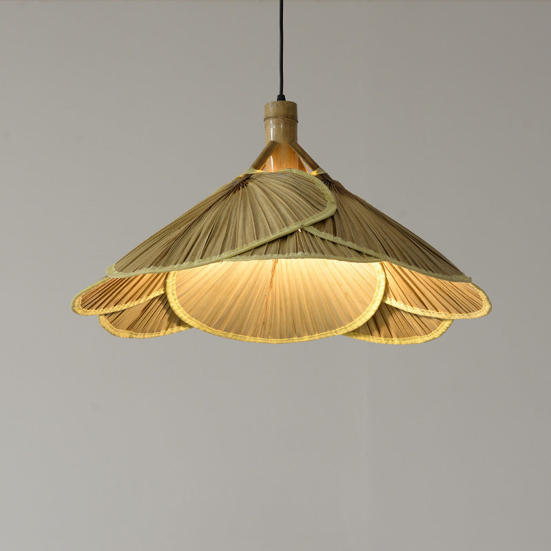 Künstlerische Geflochtene Palm Pendant Licht
