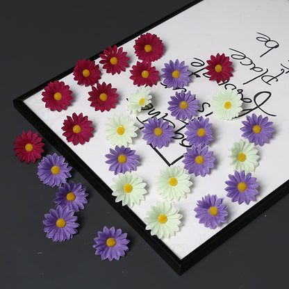 Elegante Stoff Margeritenblume Brosche für dekorativen Gebrauch
