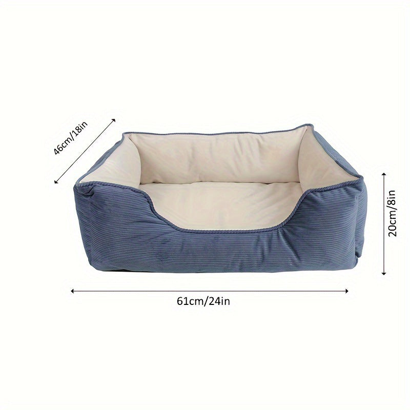 Luxuriöses Plüsch-Hundesofa mit Polsterung