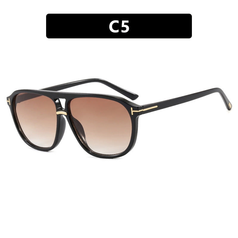 Damen quadratische Sonnenbrille mit luxuriösem Schildkrötenmuster und polarisierenden Gläsern Brehn