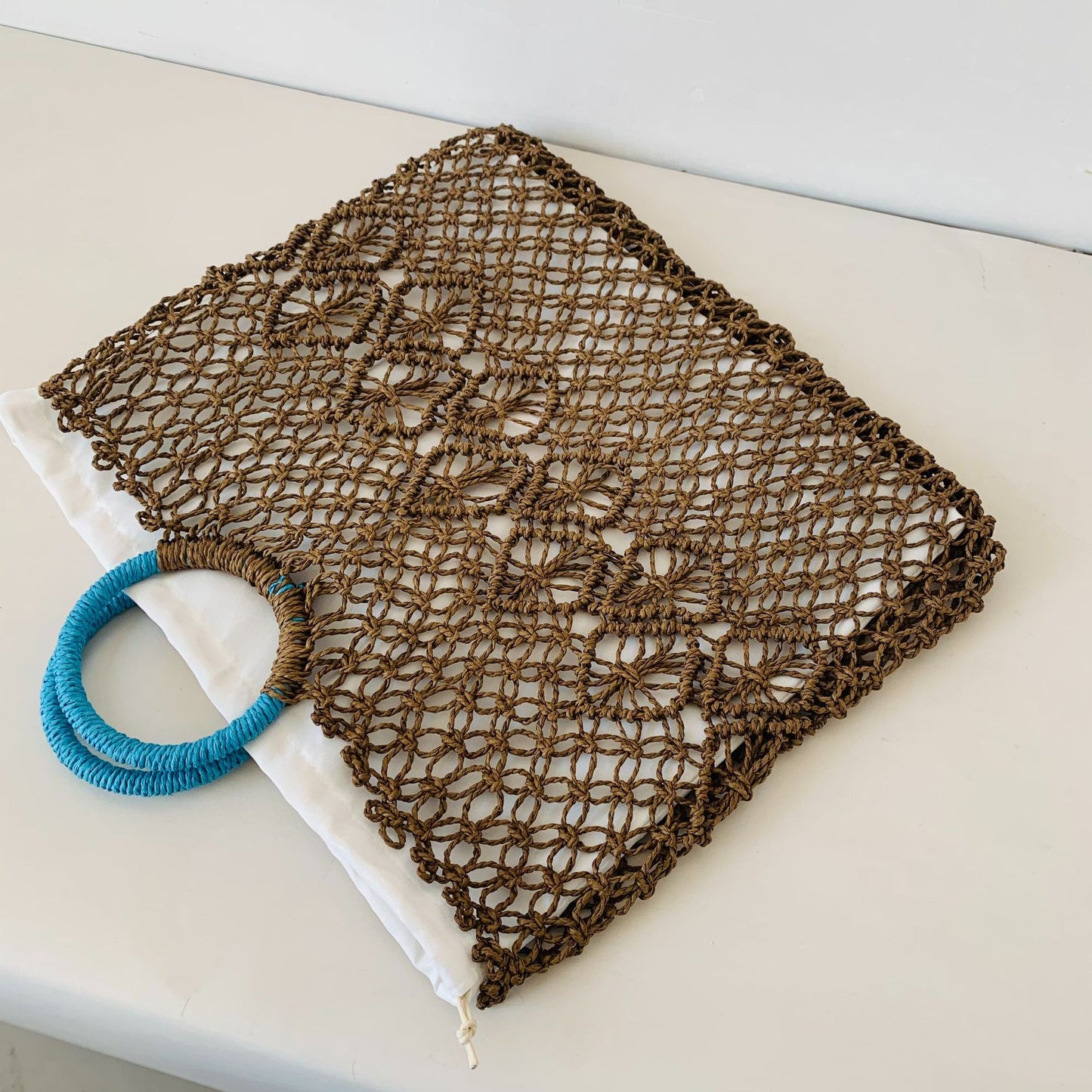 Handgefertigte Makramee Strandtasche Brehn