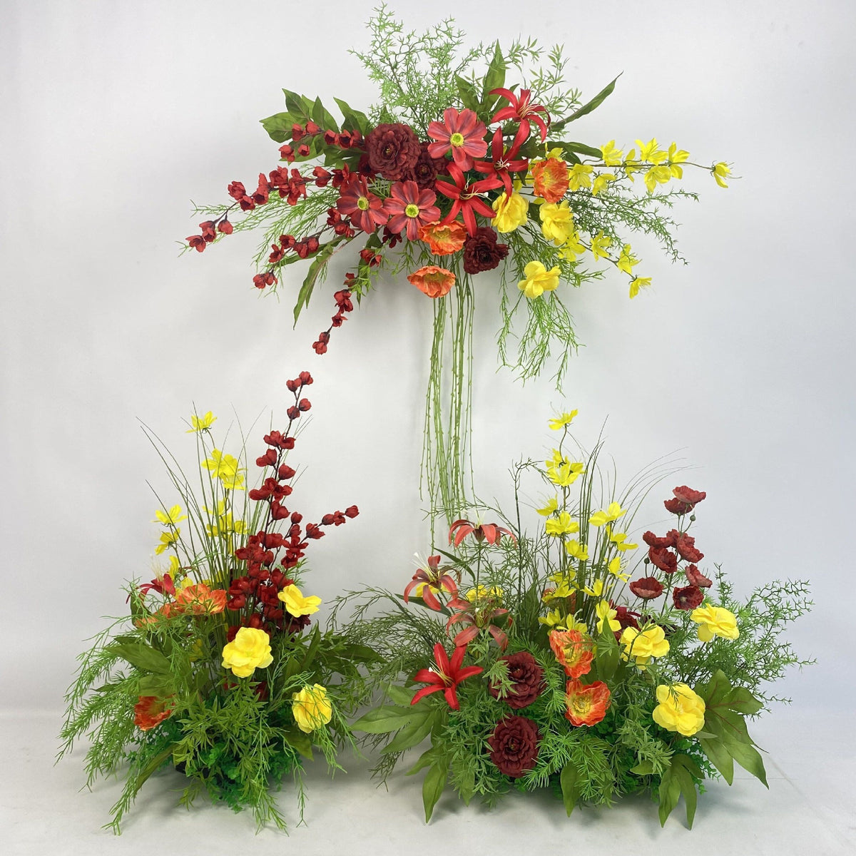 Lebendige künstliche Blumenmittelpunkt