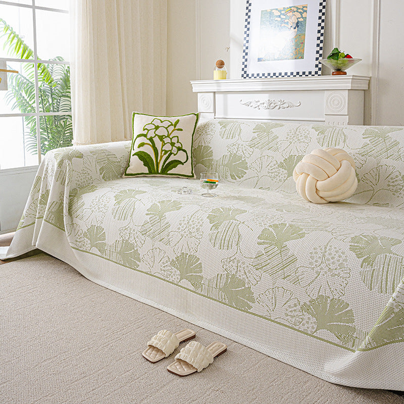 Stylischer Baumwollsofa-Wurf