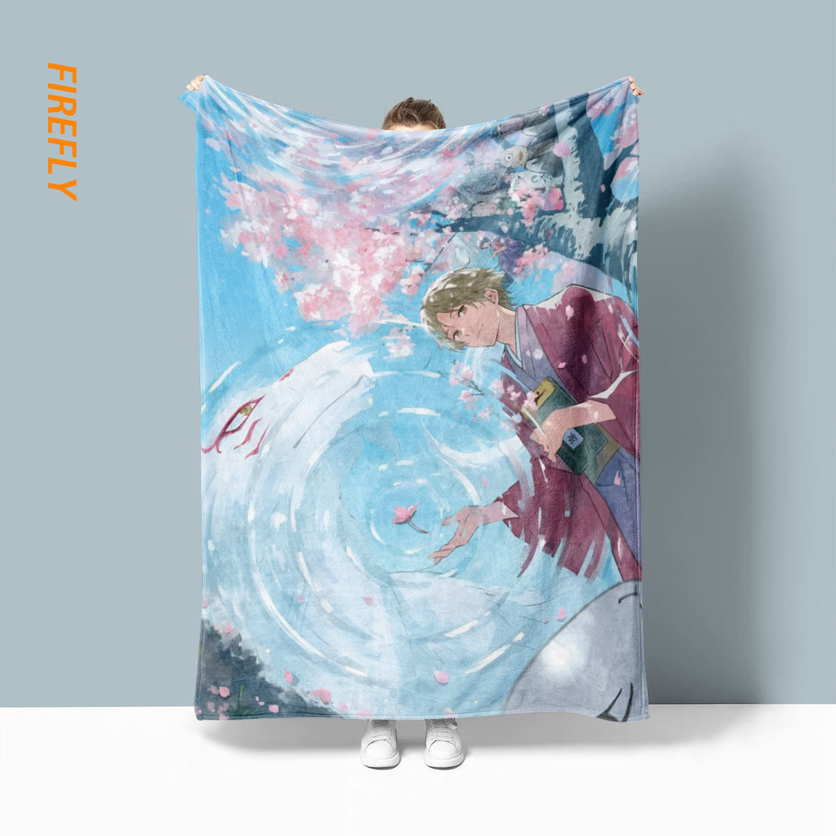 Künstlerisch Anime-inspirierte Fleece-Decke