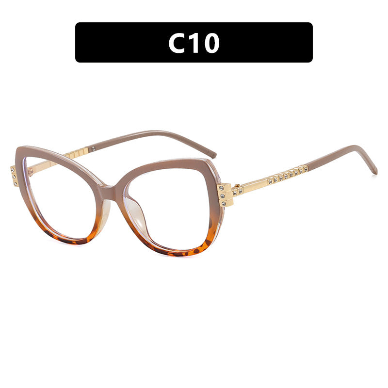 Damen oversized Sonnenbrille mit schützendem UV-Filter und eleganten Akzenten Brehn