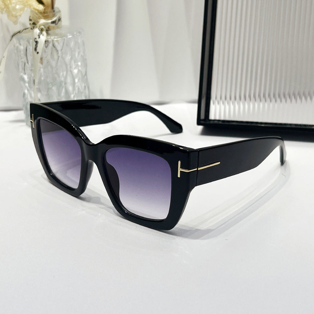 Moderne Übergroße Quadratische Sonnenbrille Brehn
