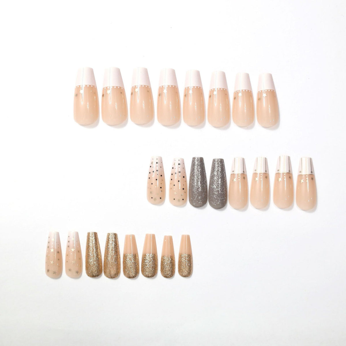 Glamouröse Sternen Nagelkunst Verbesserungen Brehn