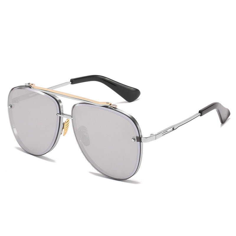 Damen Oversized Piloten-Sonnenbrille mit verstellbaren Nasenpolstern und hochwertigem Metallrahmen Brehn