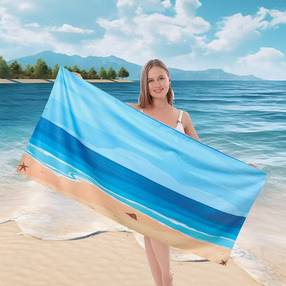 Damen Strandtuch mit maritimem Streifenmuster Brehn