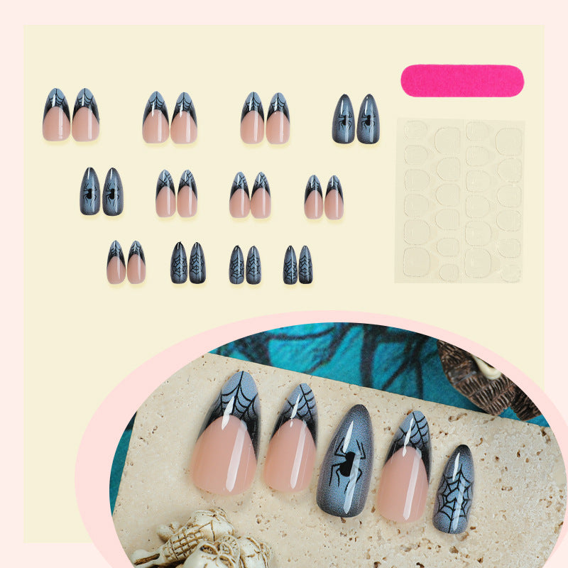Spider-Themen Press-On Nagelset Brehn