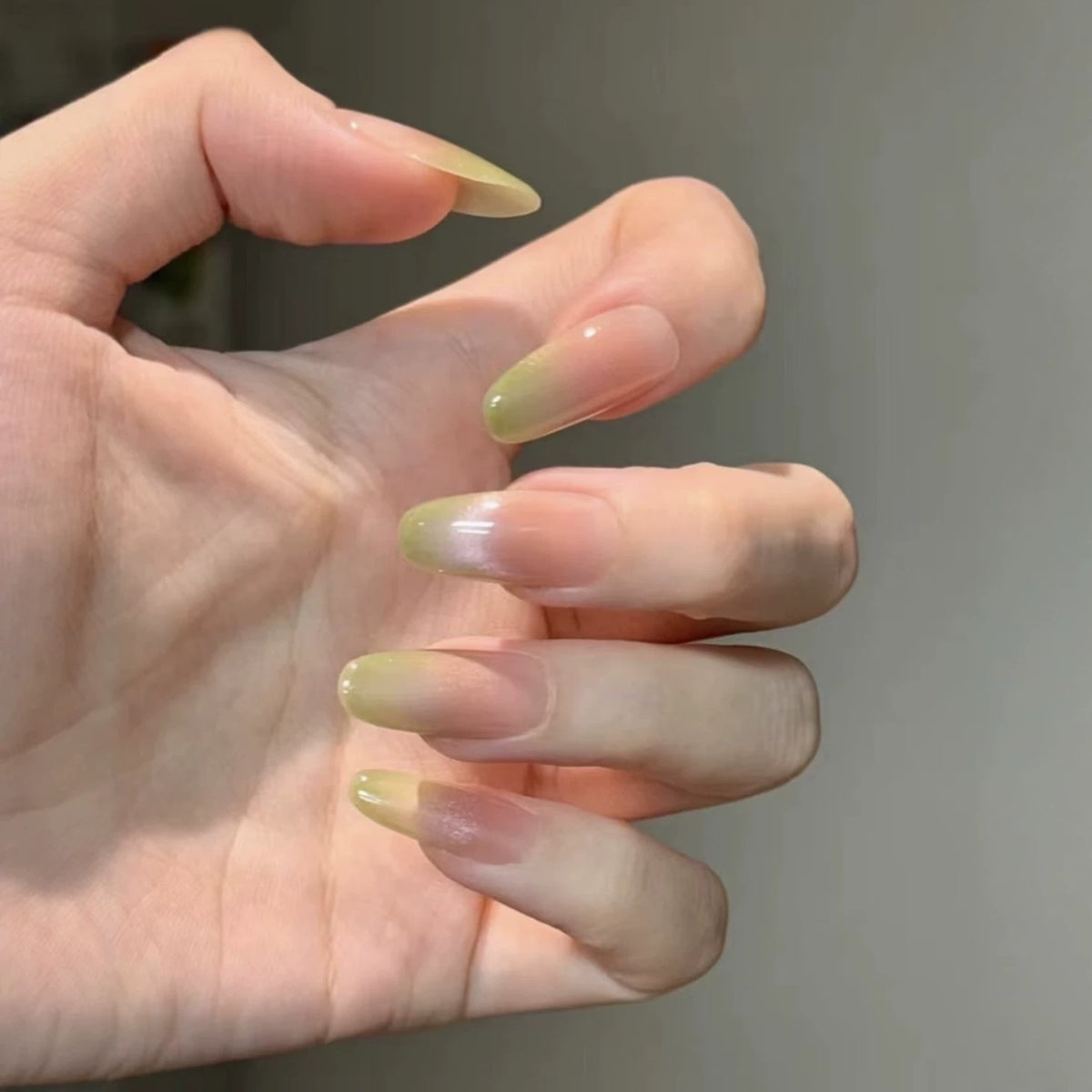 Trendy Ombre Nagelkunstverlängerungen Brehn