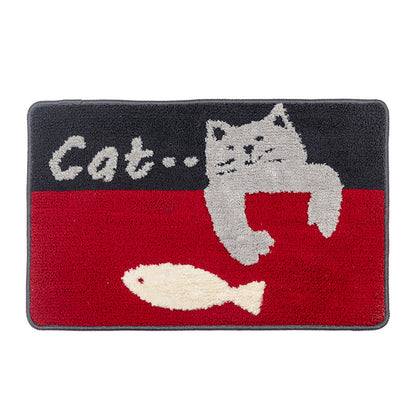 Kat-themed Willkommensmatte