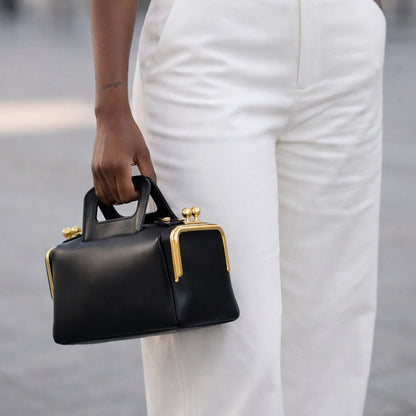 Elegante Krokodil Muster Handtasche